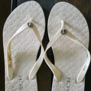 Coach flip flops